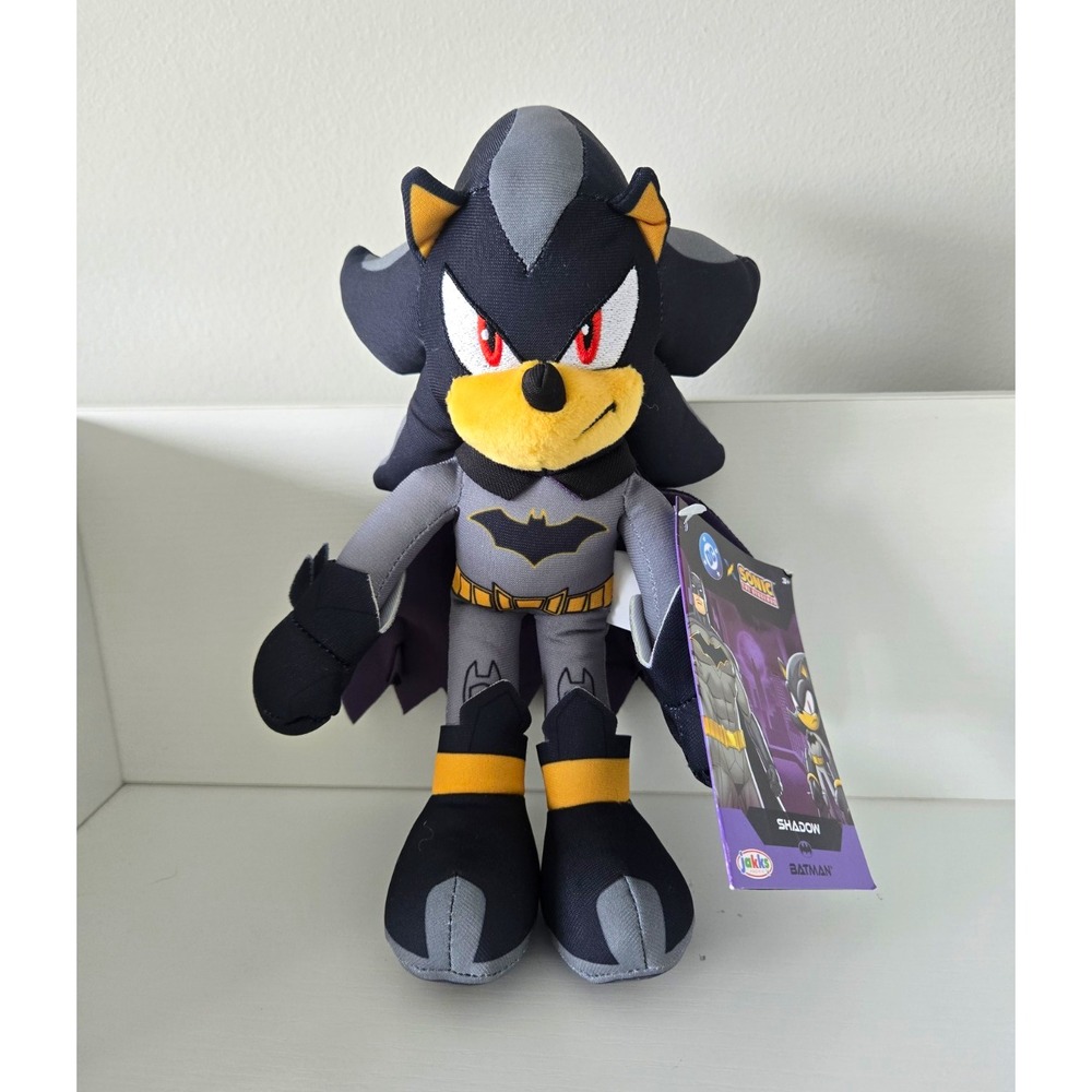 Sonic the Hedgehog x DC Shadow Batman Plush Jakks Pacific